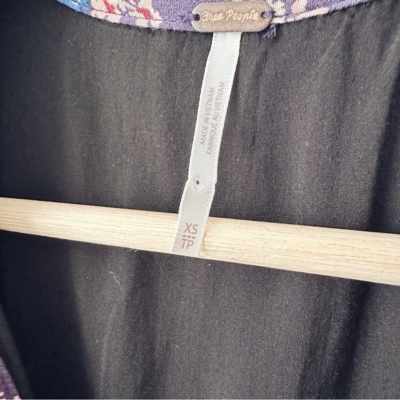 Free People Nora Midi Dress Black Floral - Picture 12 of 13